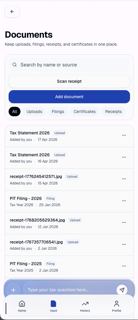 Secure Document Vault