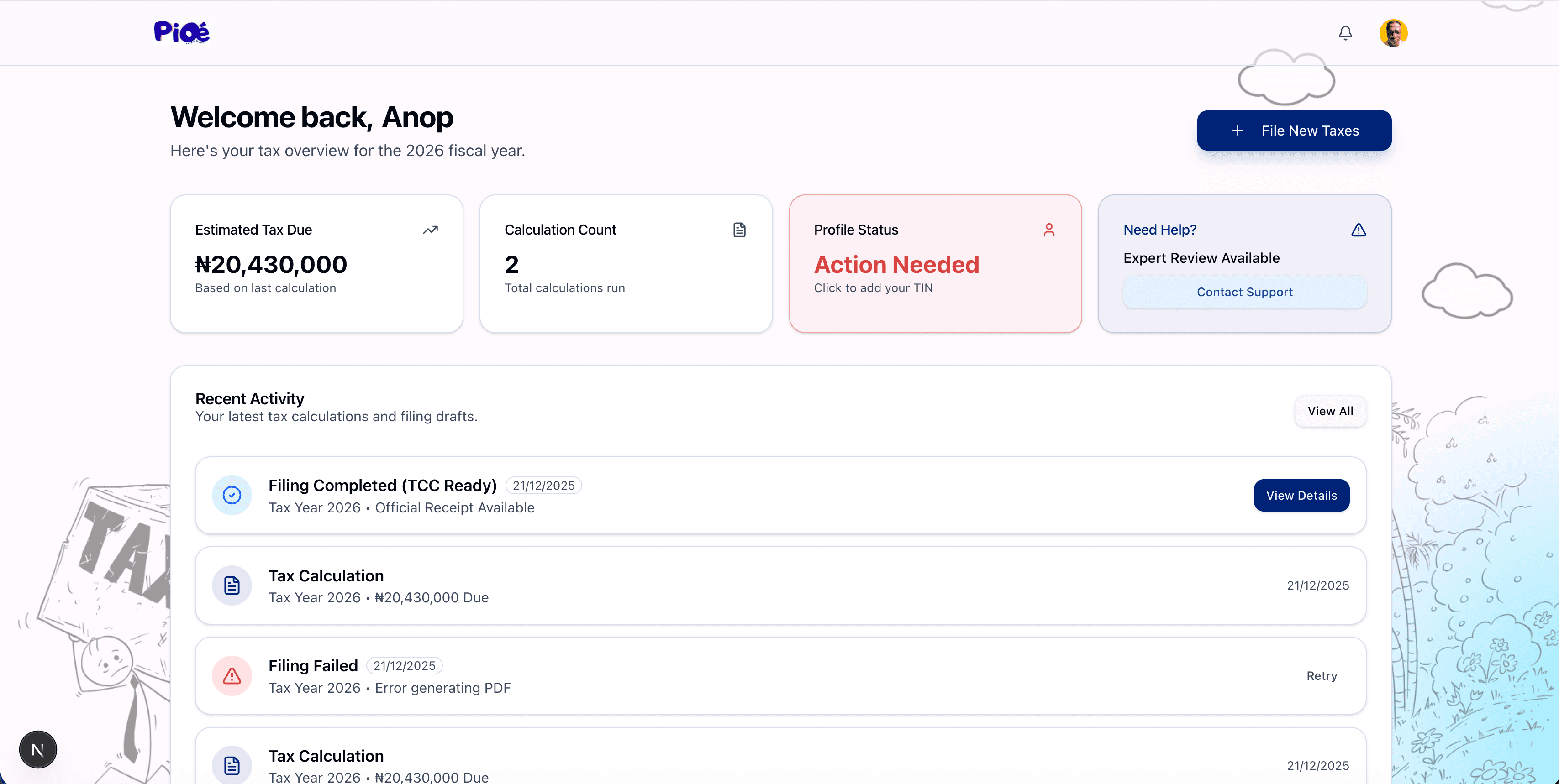 PiOe Blackgoat Dashboard Preview