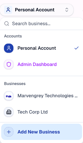 Manage Multiple Accounts